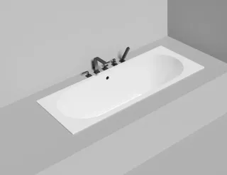 Ванна из искусственного камня Salini Ornella Axis S-Stone 104623M 170x70см белый матовый